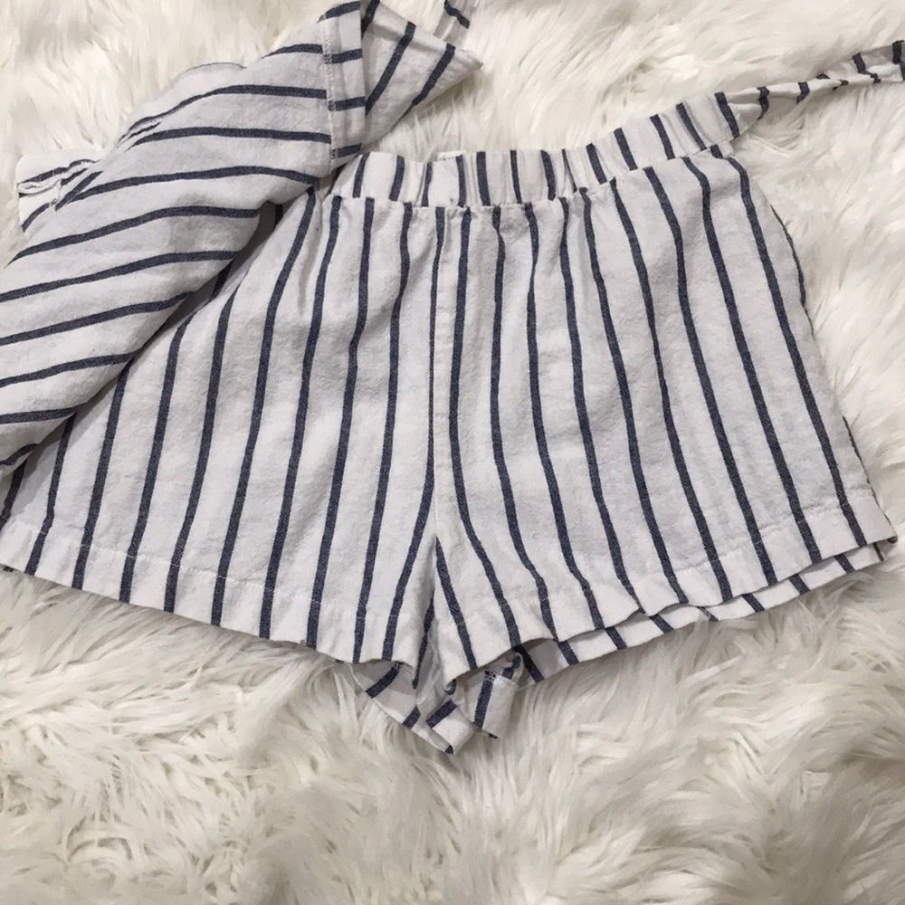 Stripped tie shorts - Picture 3 of 5